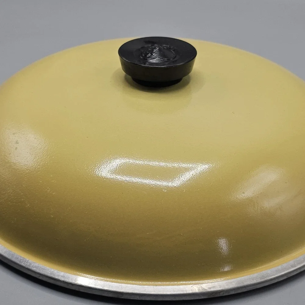 Vintage Club Aluminum Harvest Gold Replacement Dome Lid For 11.5